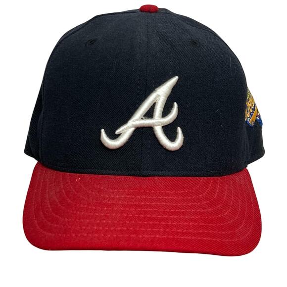 Atlanta Braves Hat New Era Diamond Collection Wool 7 Made In USA MLB Vintage - Picture 1 of 8